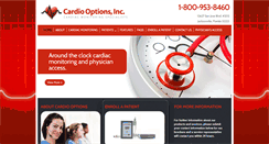 Desktop Screenshot of cardiooptions.com
